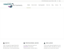 Tablet Screenshot of haagsewetswinkel.nl